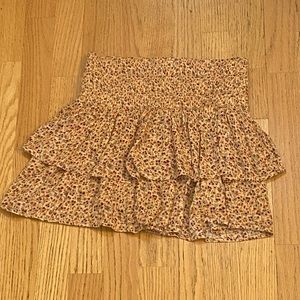 American eagle S/p/ch waffles skirt multicolored